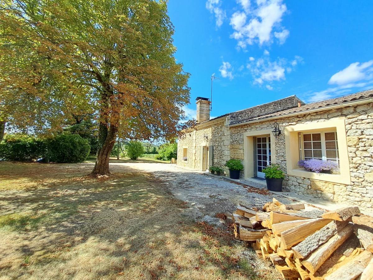 Bleu Raisin Bed and Breakfast Les Salles-de-Castillon Buitenkant foto