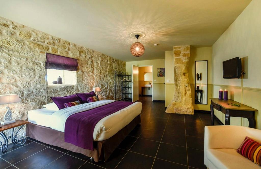 Bleu Raisin Bed and Breakfast Les Salles-de-Castillon Buitenkant foto